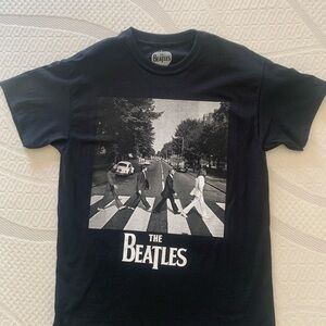 The Beatles Black Graphic T-Shirt